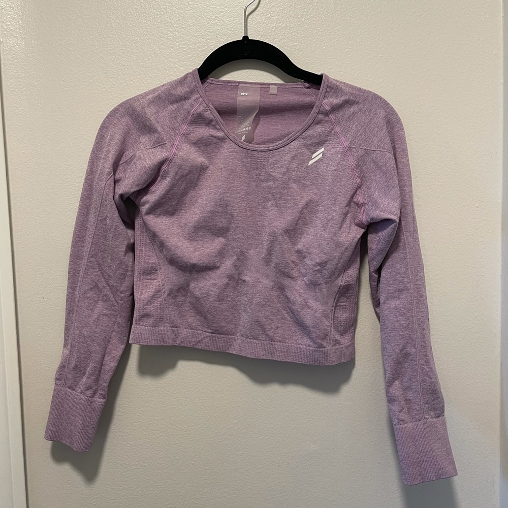 Long Sleeve Crop Workout Top - Do You Even